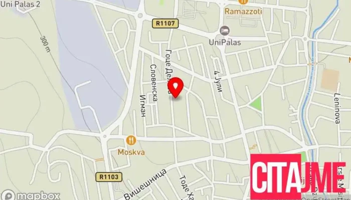 Zhelezara Lifko M Trejd мапа - Кавадарци