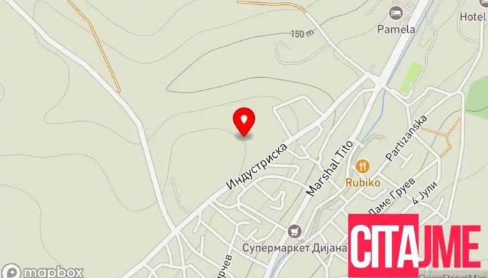 Zvezda Komerc -  мапа - Неготино