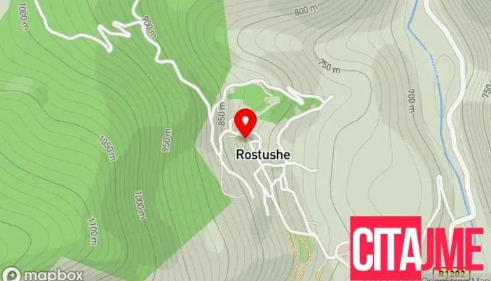 Пошта на Северна Македонија - 1254 Ростуше - Rostushe